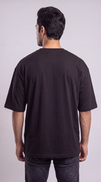 Signature Z Jet Black oversized T-shirt — back view