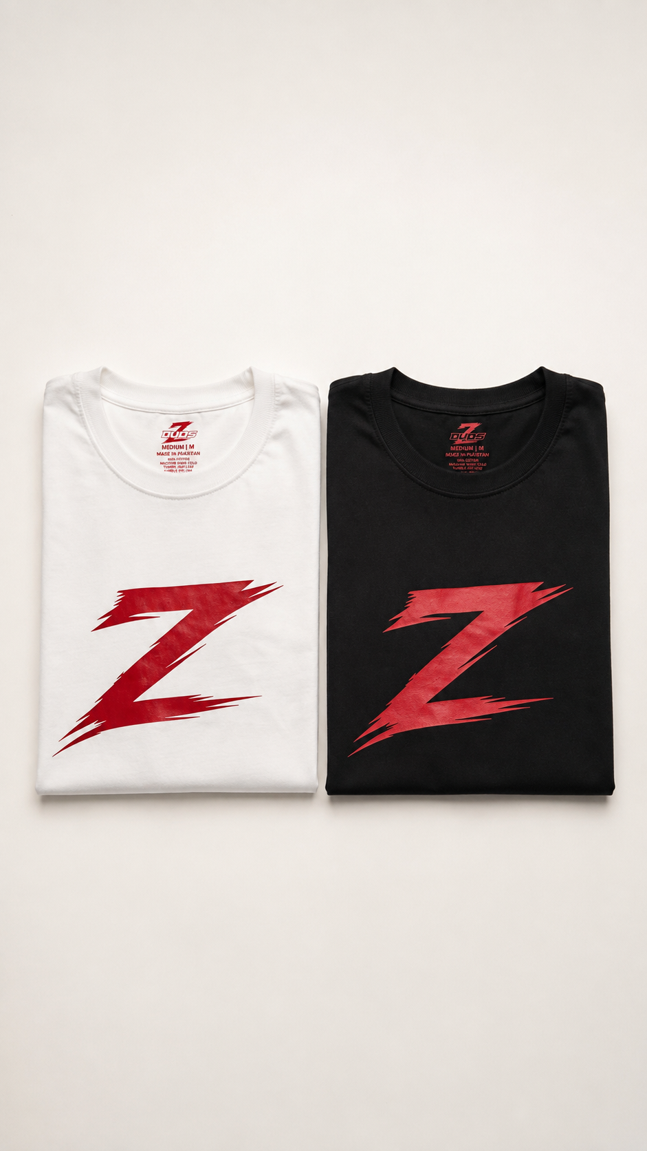 White Red Z + Black Red Z
