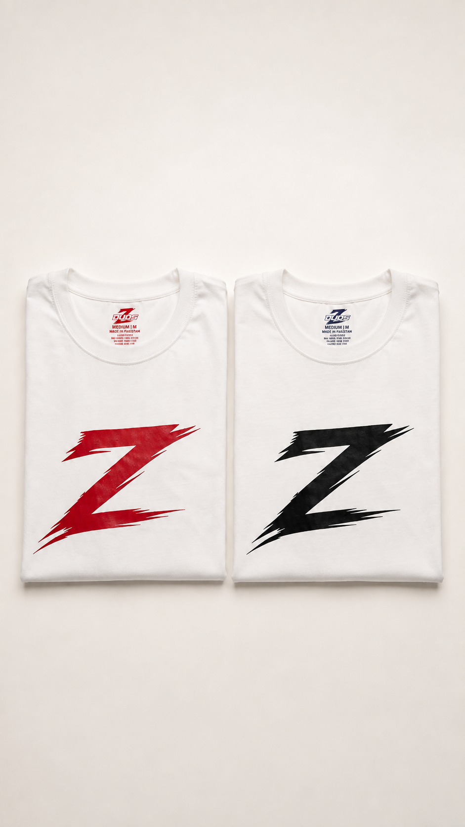 White Red Z + White Black Z