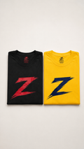 Black Red Z + Yellow Navy Z