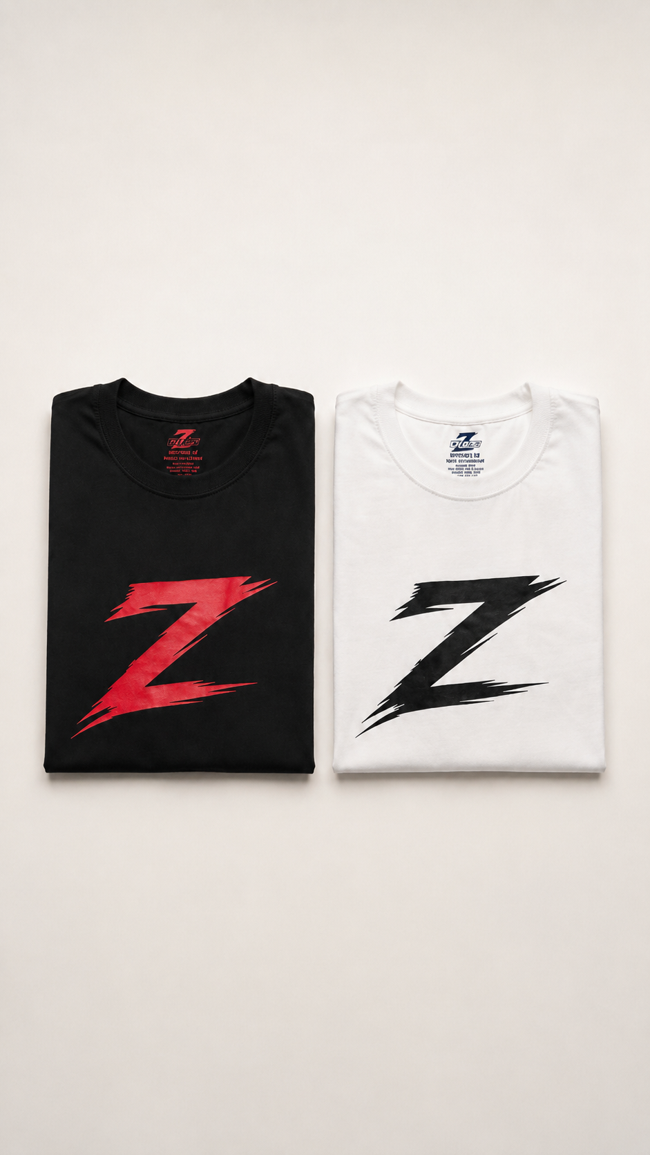 Black Red Z + White Black Z