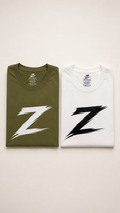 Olive White Z + White Black Z